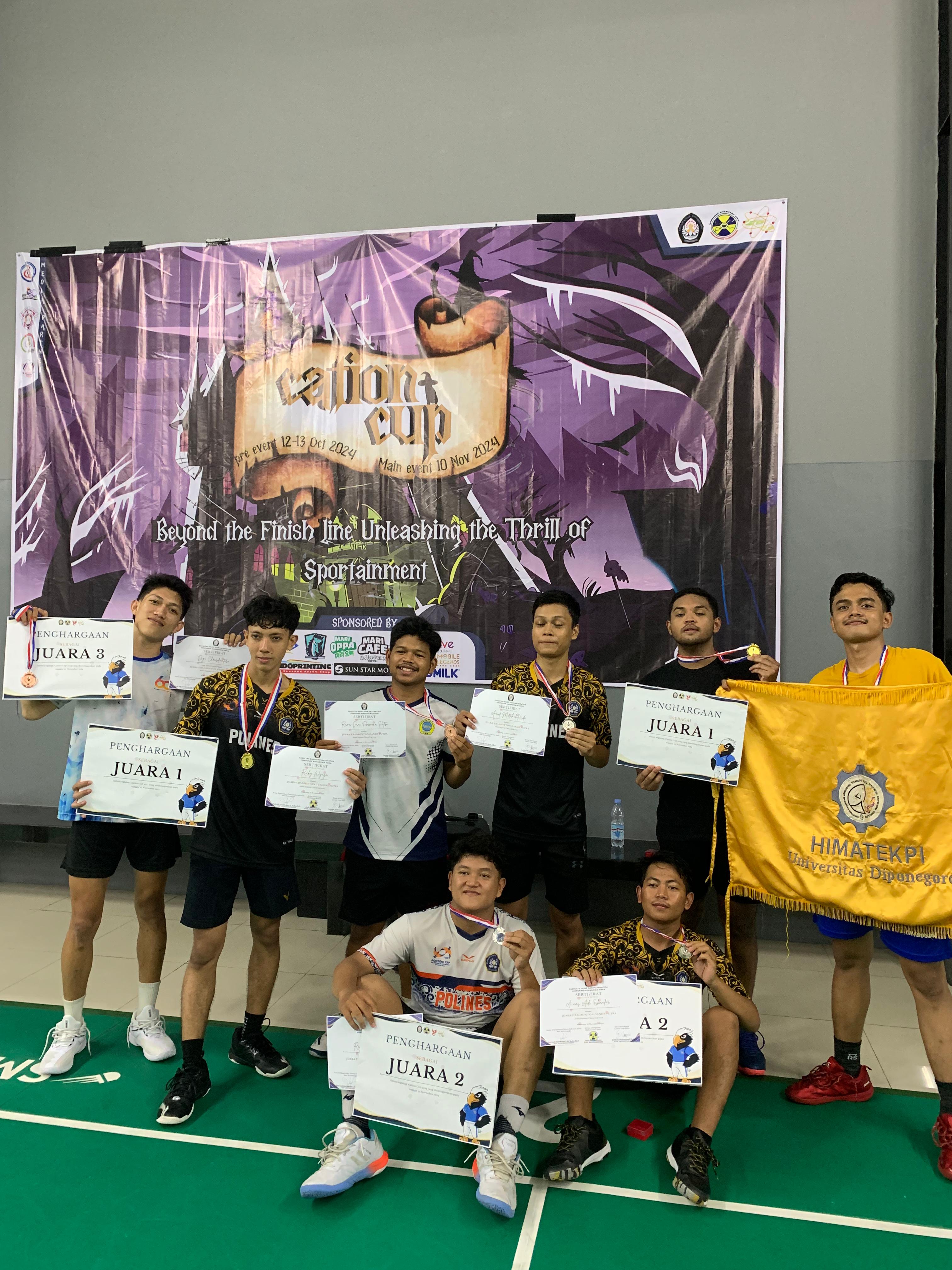 Juara 3 Cation Cup Universitas Diponegoro