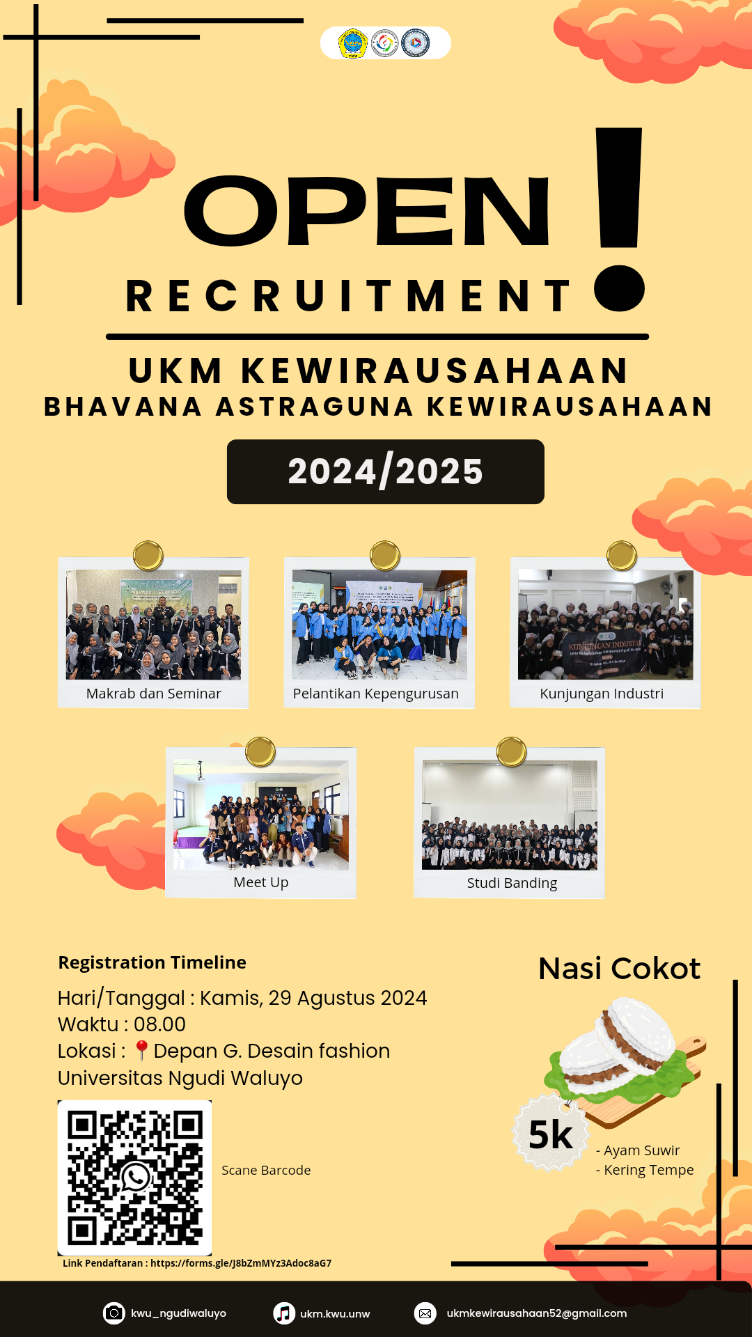 Kesempatan Emas! UKM Kewirausahaan Buka Pendaftaran Anggota Baru